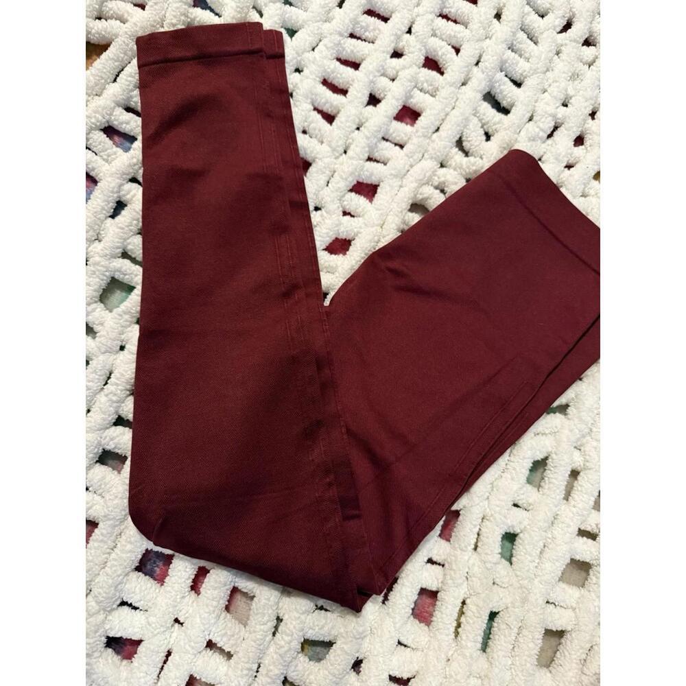 Empetua Shaping Leggings Womens Size L Red Mid Waist Seamless Comfort